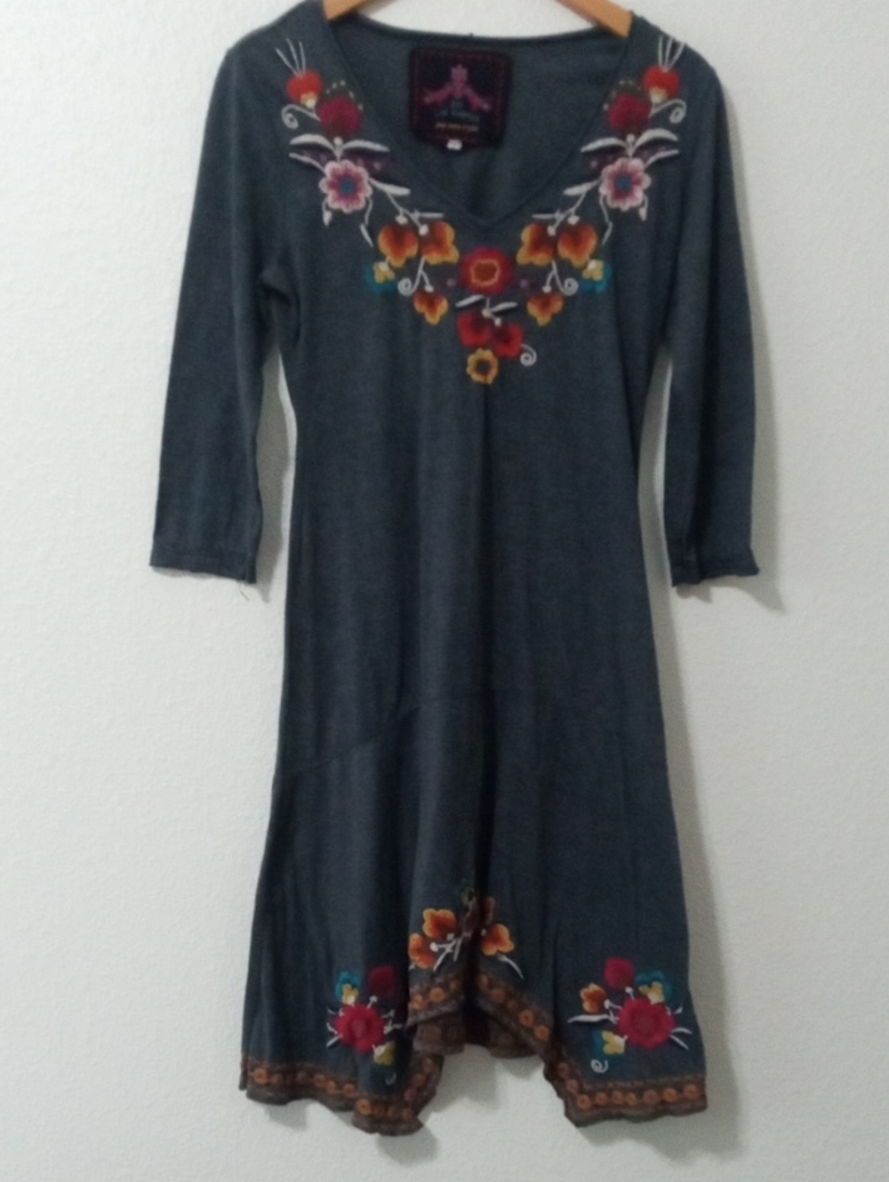 Johnny Was Embroidered Dress
